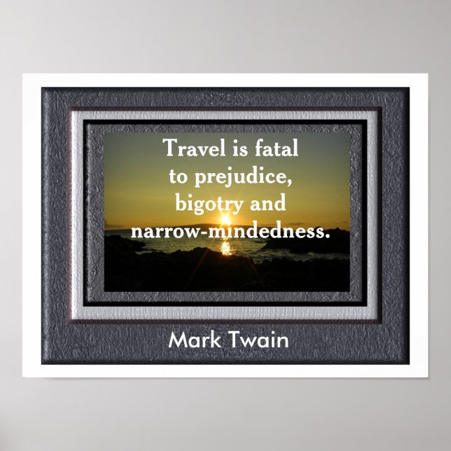 Mark Twain quote - Poster (Front)