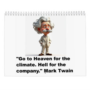 Mark Twain quotes calendar