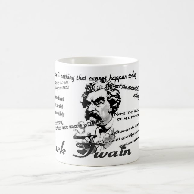 Mark Twain Quotes Coffee Mug (Center)