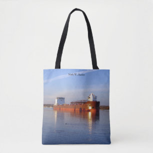 Mark W. Barker all over bag