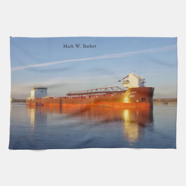 Mark W. Barker kitchen towel (Horizontal)