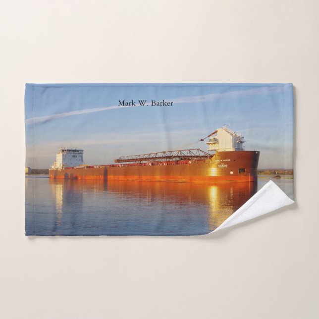 Mark W. Barker towel set (Hand Towel)