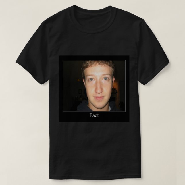 Mark Zuckerberg Meme   T-Shirt (Design Front)