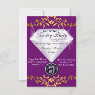 Markalino Jewellery Party Custom Invitations