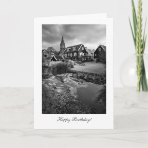 Marken Village Netherlands - Happy Birthday Card