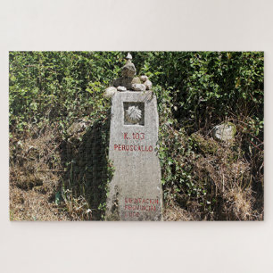 Marker 103 kilometres, El Camino, Spain Jigsaw Puzzle