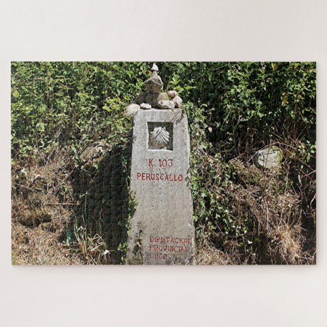 Marker 103 kilometres, El Camino, Spain Jigsaw Puzzle (Horizontal)