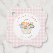 Market Bridal Shower Preppy Pink Gingham