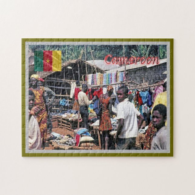 MARKET Cameroon  - Jigsaw Puzzle (Horizontal)