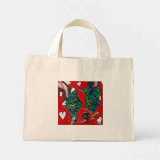 Market Canvas Tote- Robin Mini Tote Bag
