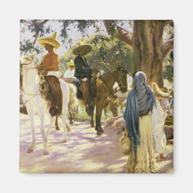 Market day at San Gabriel , Mexico Magnet (Front)