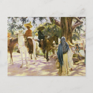 Market day at San Gabriel , Mexico Postcard