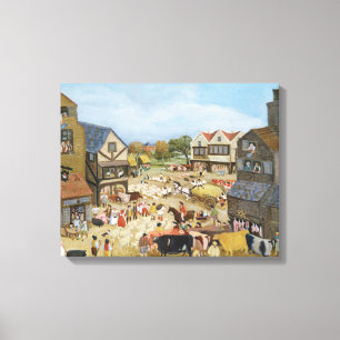 Market Day Canvas Print