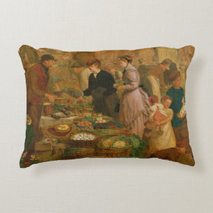 Market Day Decorative Cushion