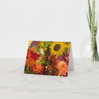 market flowers card