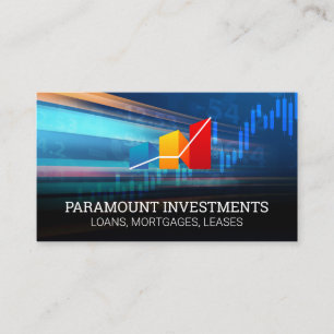 Market Graph   Financial Data Business Card