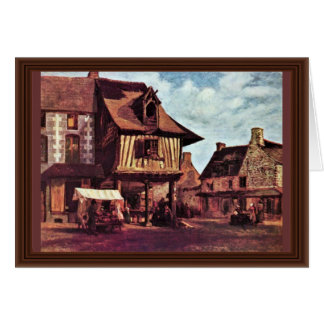 Market In Normandy By Rousseau Théodore