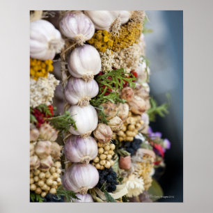 Market in Wroclaw, Poland Poster