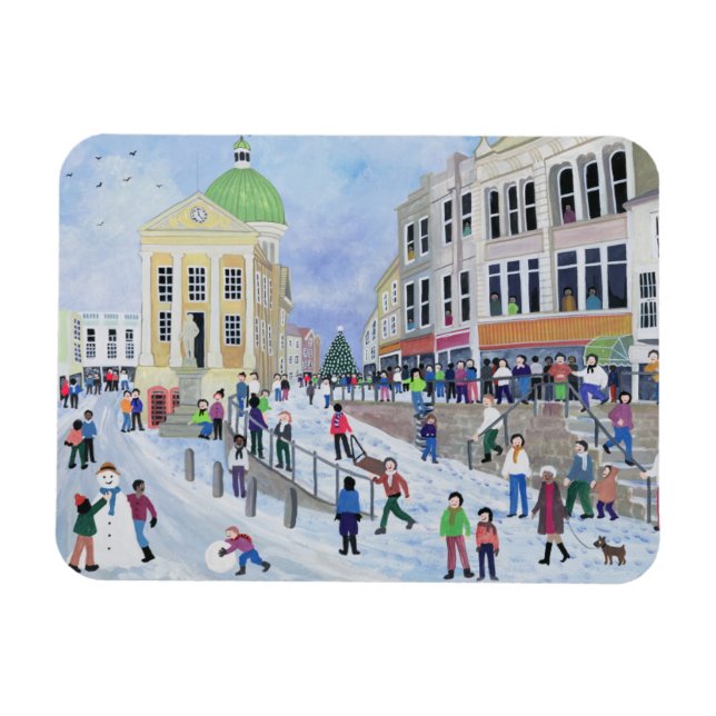 Market Jew Street Penzance Magnet (Horizontal)