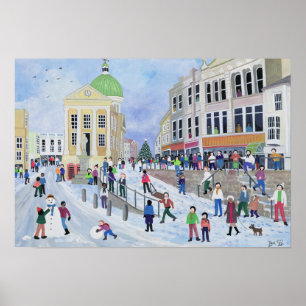 Market Jew Street Penzance Poster