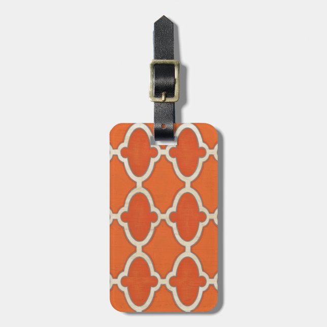 Market Motifs III Luggage Tag (Front Vertical)