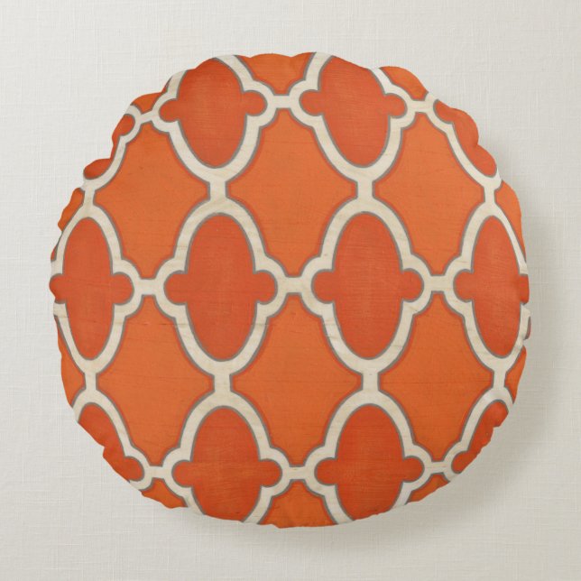 Market Motifs III Round Cushion (Front)