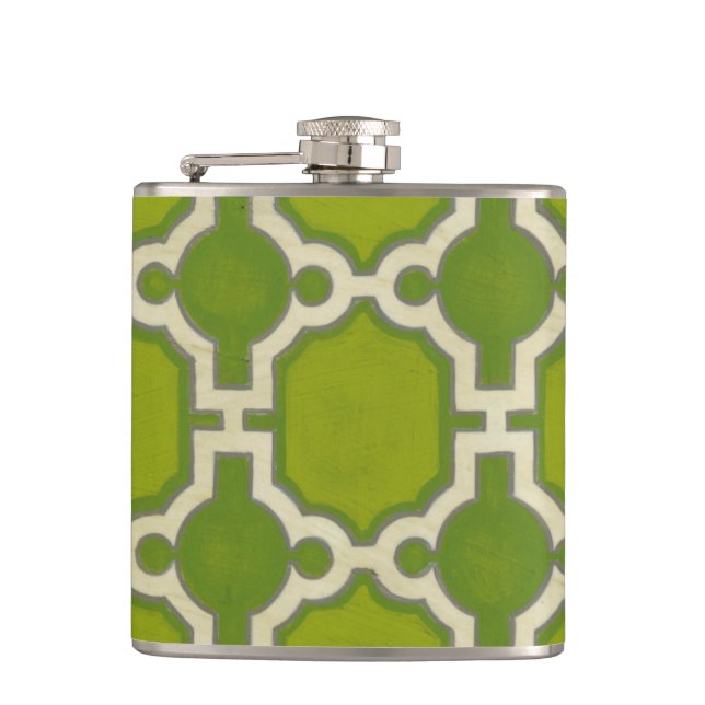 Market Motifs IV Hip Flask (Front)