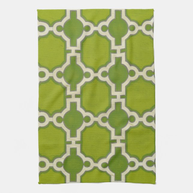 Market Motifs IV Tea Towel (Vertical)