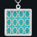 Market Motifs V Silver Plated Necklace<br><div class="desc">Patterns</div>
