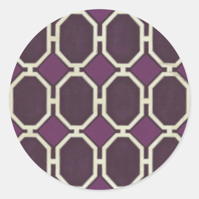 Market Motifs VIII Classic Round Sticker (Front)