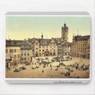 Market place, Darmstadt, the Rhine, Germany magnif Mouse Mat