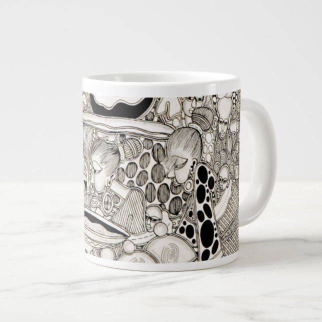 Market place large coffee mug (Front Right)