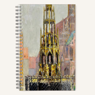 Market Place, Nuremberg, 1928 by Grant Wood Notebook