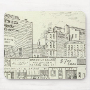 Market, Sacramento and California North Side Mouse Mat