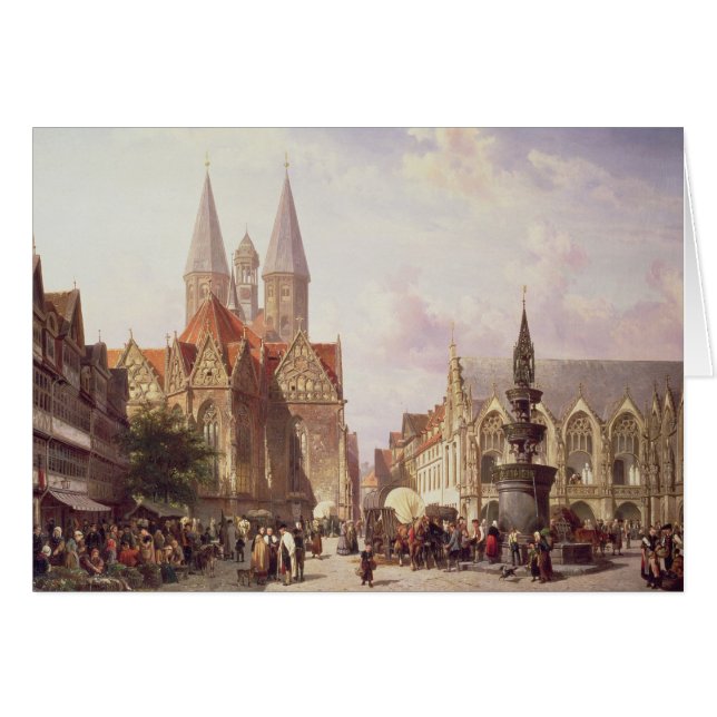Market Scene at Braunschweig (Front Horizontal)
