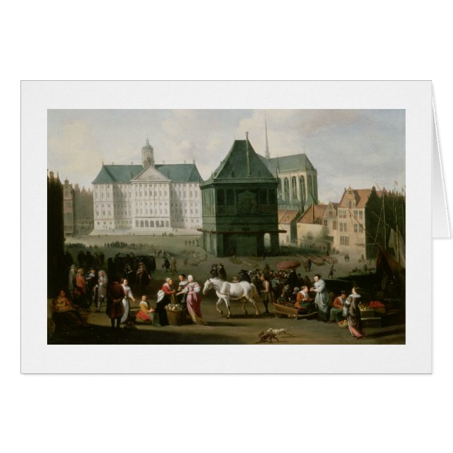 Market Scene before the Dam Palace, Amsterdam (Front Horizontal)