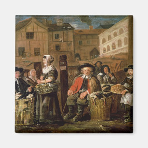 Market Scene Magnet