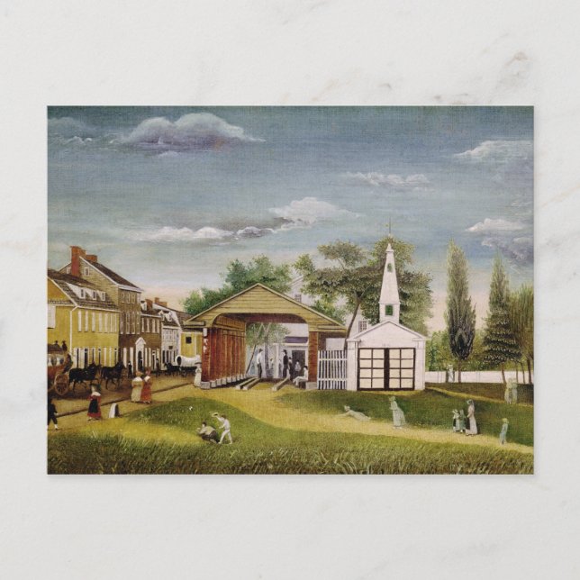 Market Square, Germantown, Pennsylvania Postcard (Front)