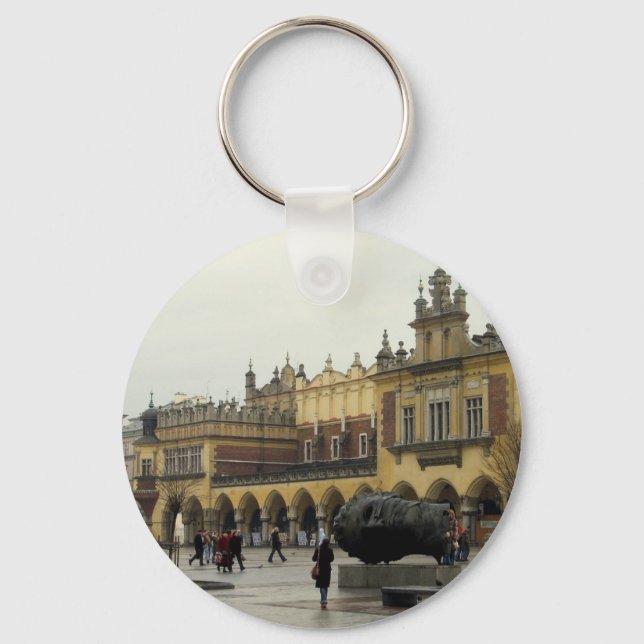 Market Square in Krakow Key Ring (Front)