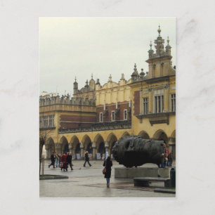 Market Square in Krakow Postcard