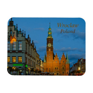 Market Square Wroclaw Poland Magnet