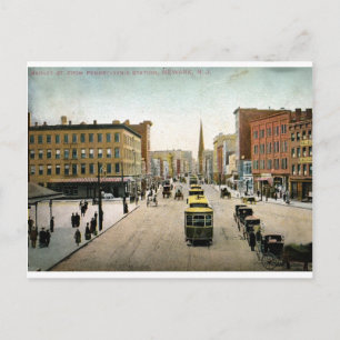 Market St., Newark NJ 1909 Vintage Postcard