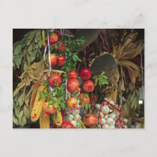 Market Stall Florence Holiday Postcard