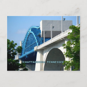 MARKET STREET BRIDGE - Chattanooga, TN Postcard