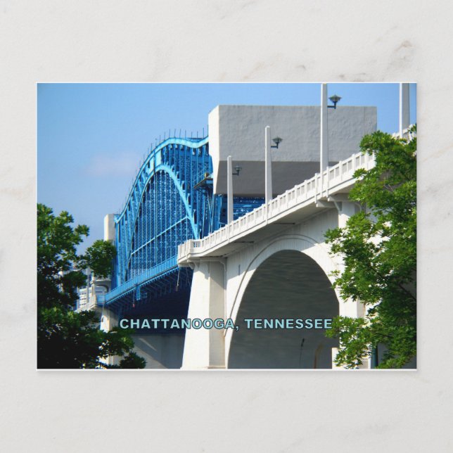 MARKET STREET BRIDGE - Chattanooga, TN Postcard (Front)