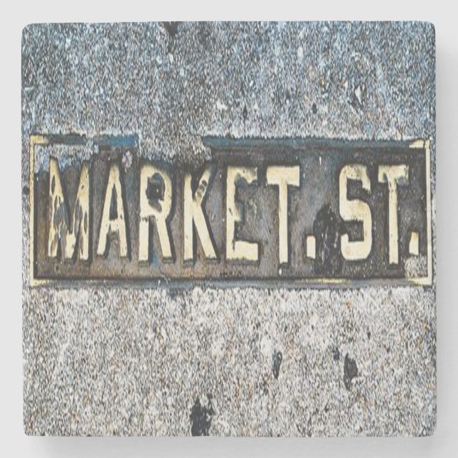 Market Street, Charleston SC. Coaster (Front)