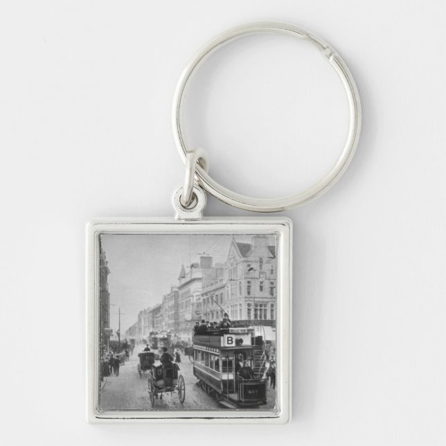 Market Street, Manchester, c.1910 Key Ring (Front)