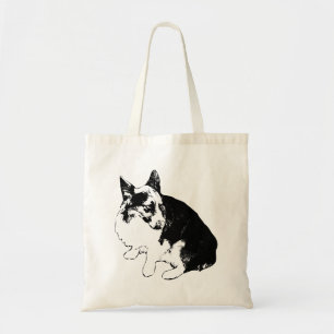 Market Walk, Corgi Watch Tote Bag