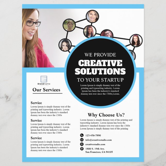 Marketing Agency Business Flyer (Front)