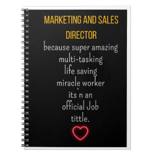 Marketing and Sales Director  Notebook